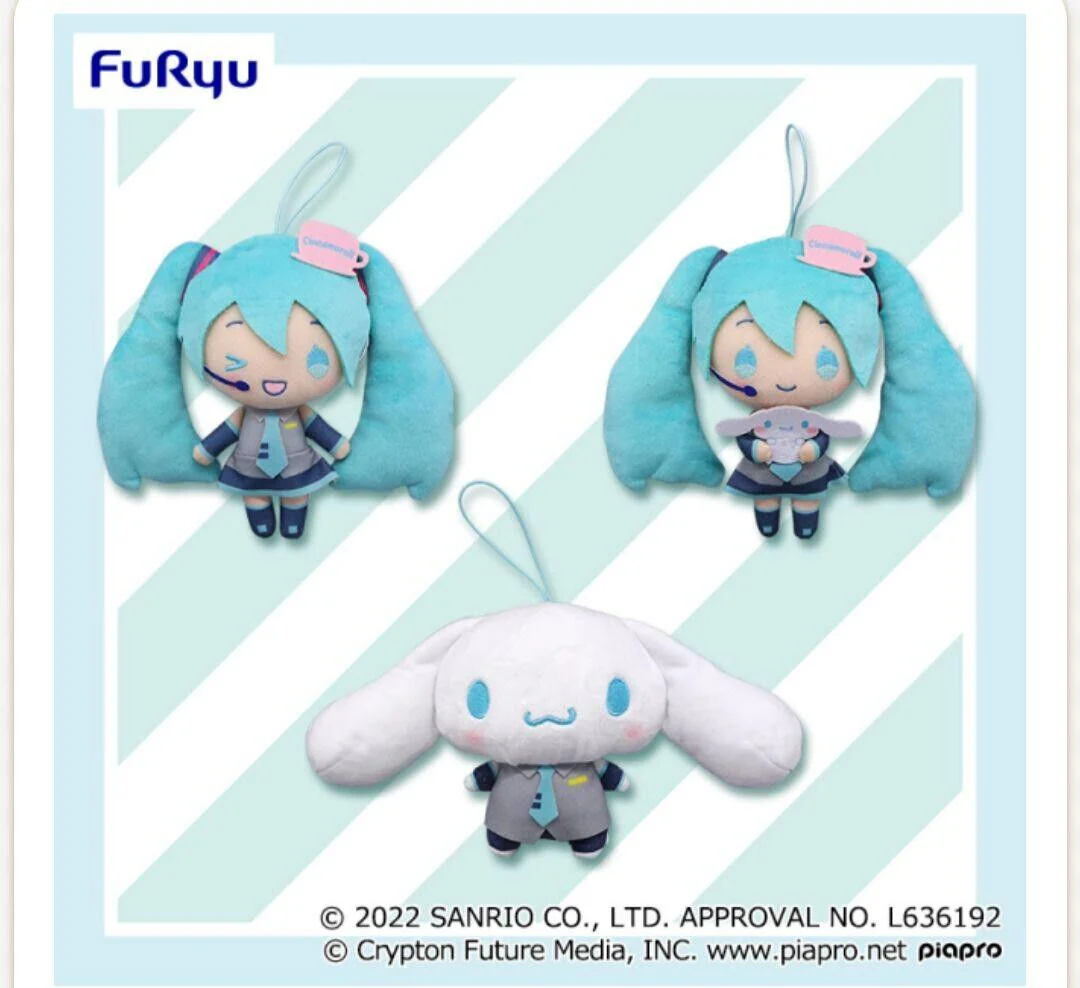 Vocaloid - Miku x Sanrio 15cm Plush A - Image 2