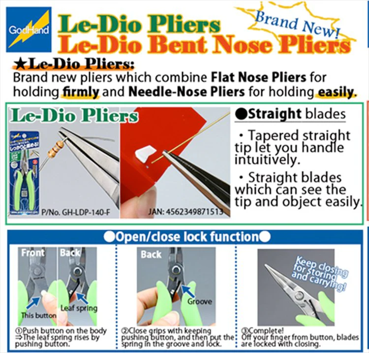 GodHand - GH-LDP-140-F Le-Dio Plier - Image 2