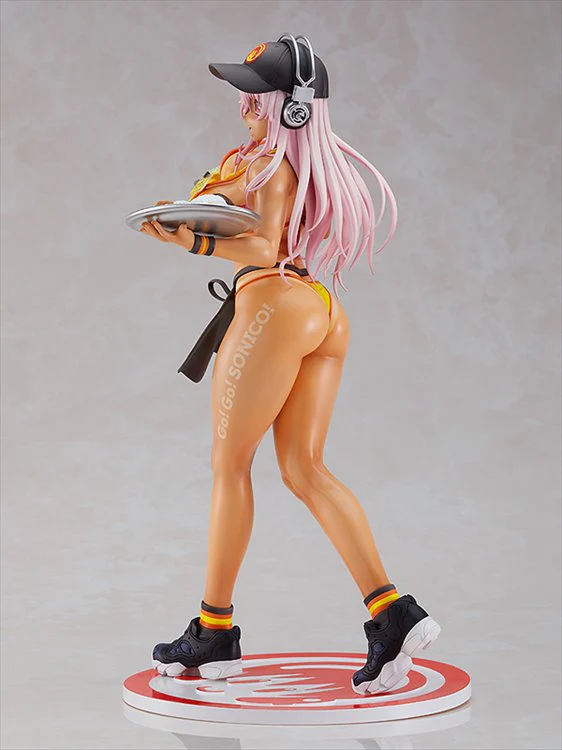 Super Sonico - 1/6 Super Sonico Bikini Waitress Ver. PVC Figure - Image 5