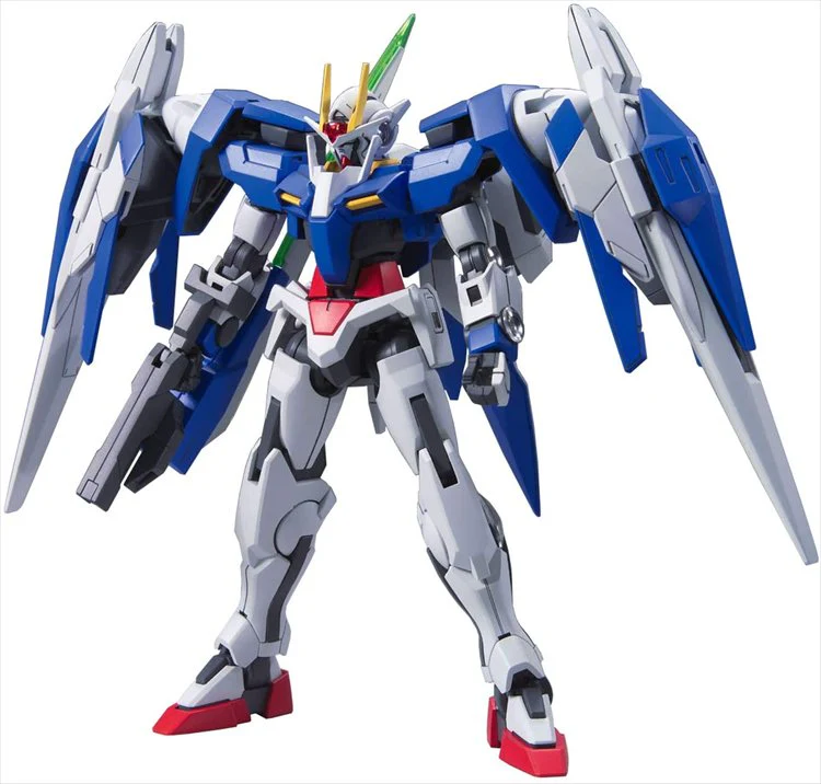 Gundam 00 - 1/144 HG GN-0000 + GNR-010 00 Raiser + GN Sword lll Model Kit - Image 2