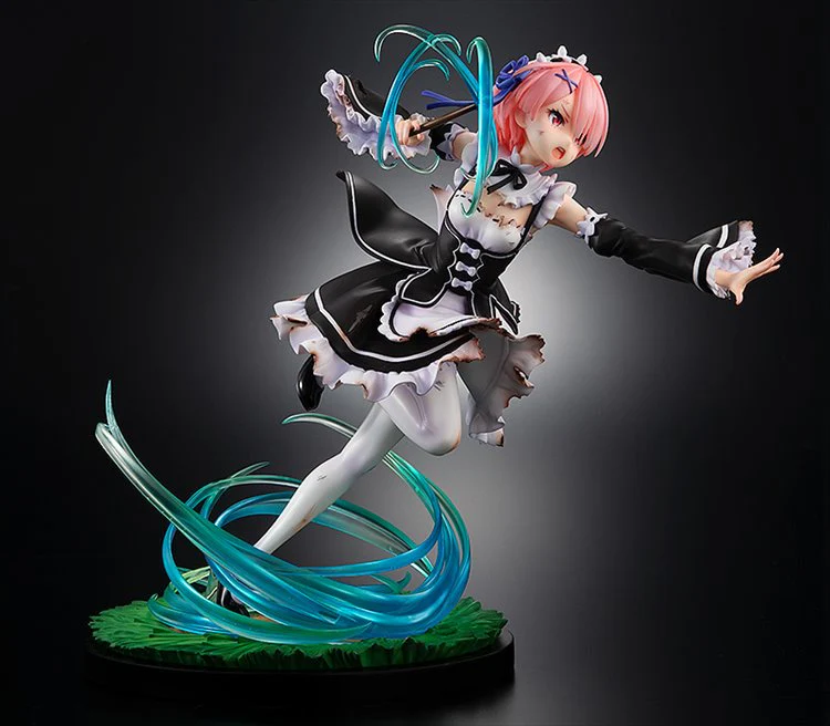 Re:Zero - 1/7 Ram Battle With Roswaal Ver. PVC Figure - Image 6