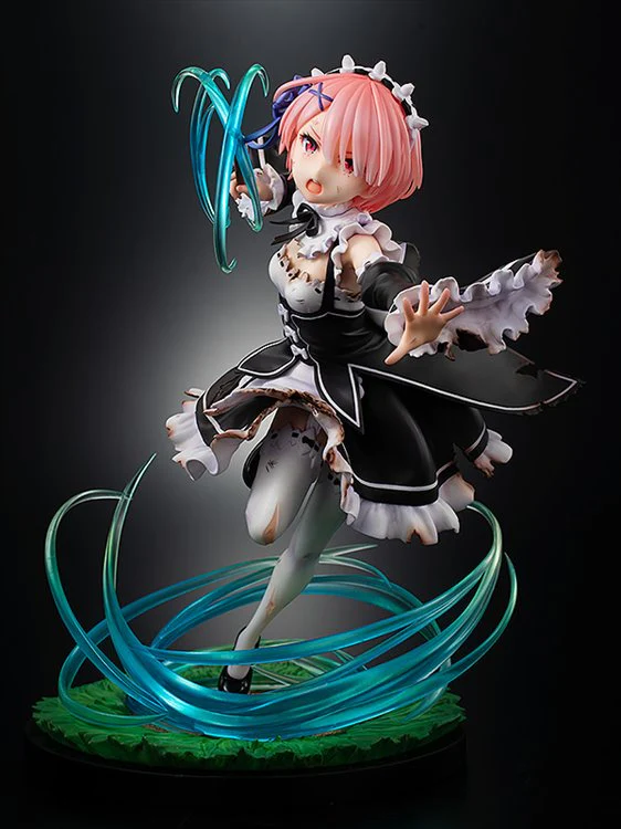 Re:Zero - 1/7 Ram Battle With Roswaal Ver. PVC Figure - Image 7