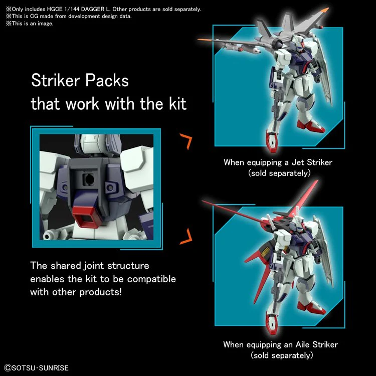 Gundam Seed - 1/144 HGCE Dagger L Model Kit - Image 3