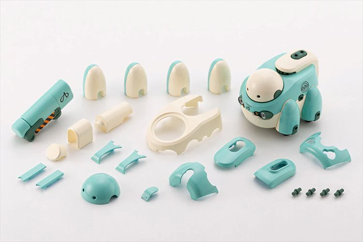 Maruttoys - 1/12 Tamotu Moderhythm collaboration Light Green Model Kit - Image 5