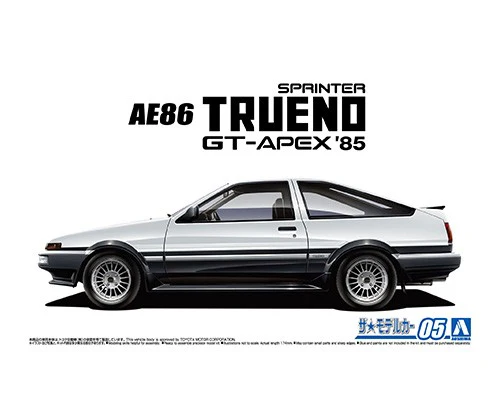 Model Car - 1/24 Toyota AE86 Sprinter Trueno Gt-APEX 85 - Image 3