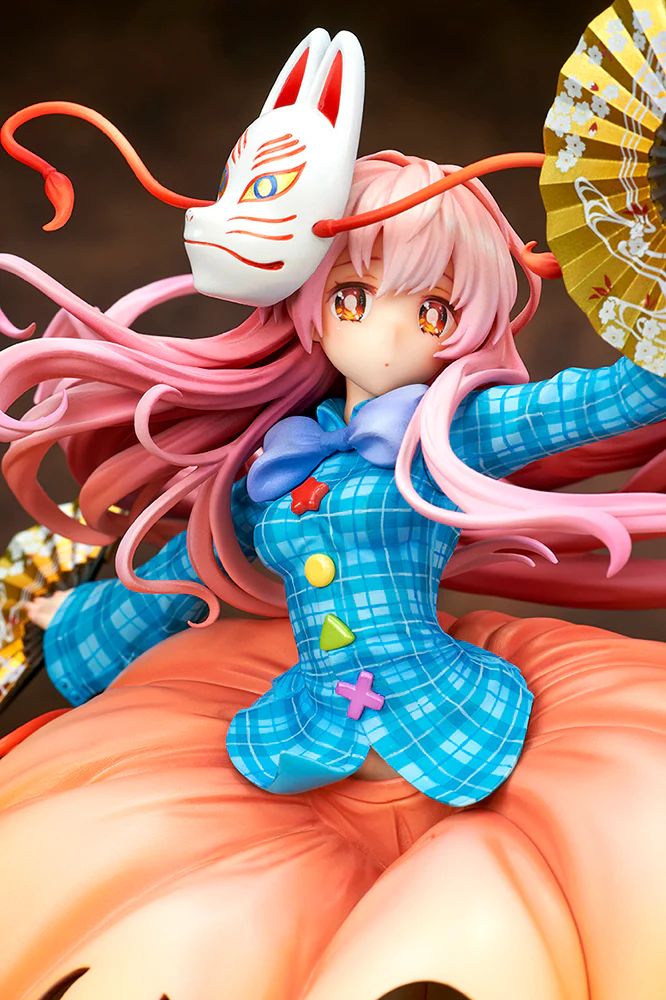 Touhou Project - 1/8 Kokoro Hatano Expressive Poker Face Light Equipment Ver. PVC Figure - Image 2