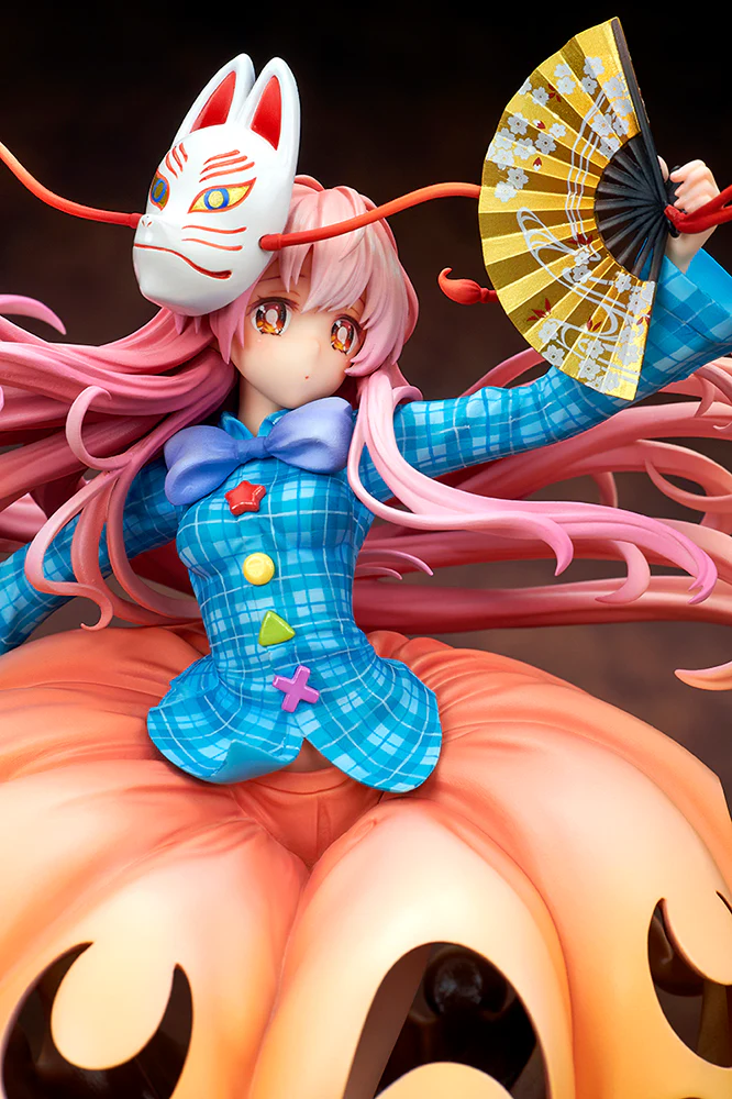 Touhou Project - 1/8 Kokoro Hatano Expressive Poker Face Light Equipment Ver. PVC Figure - Image 6