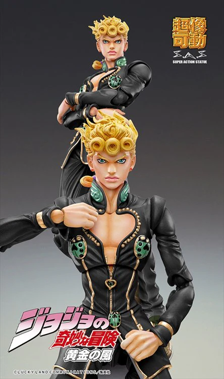 Jojos Bizarre Adventure Part V - Giorno Giovanna Ver.black Super Action Figure - Image 5