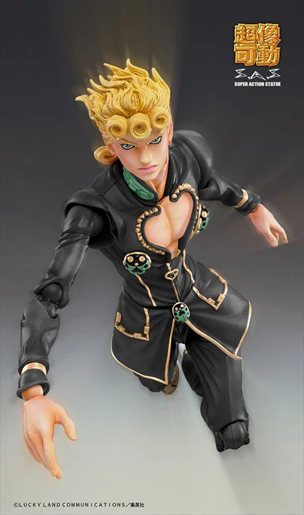 Jojos Bizarre Adventure Part V - Giorno Giovanna Ver.black Super Action Figure - Image 7