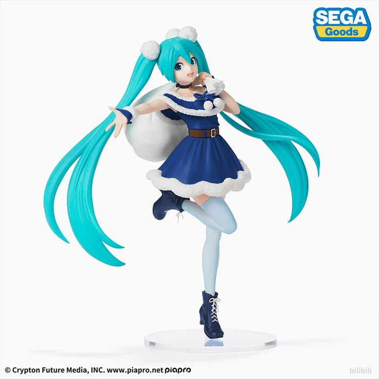 Vocaloid - Hatsune Miku Christmas Style 2020 Blue Ver. SPM Prize Figure