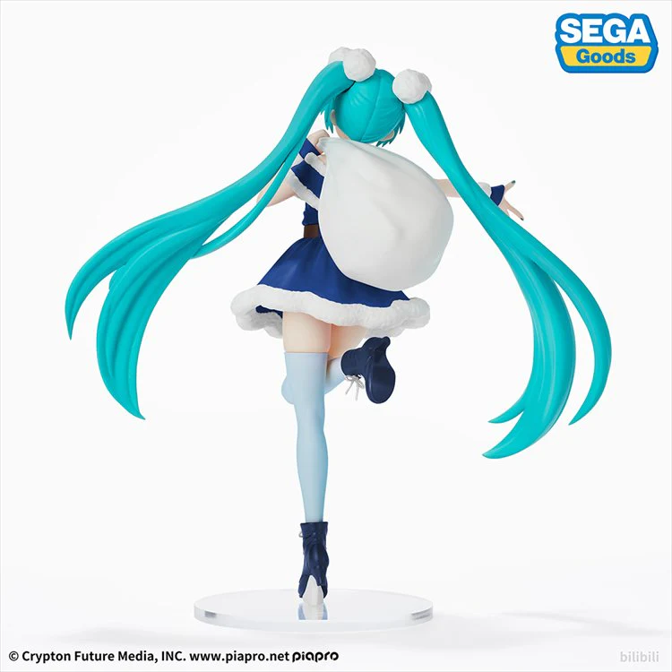 Vocaloid - Hatsune Miku Christmas Style 2020 Blue Ver. SPM Prize Figure - Image 2