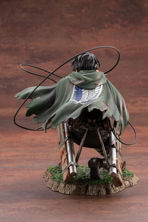 Attack On Titan - Levi Fortitude Ver. Artfx J PVC Figure - Image 5