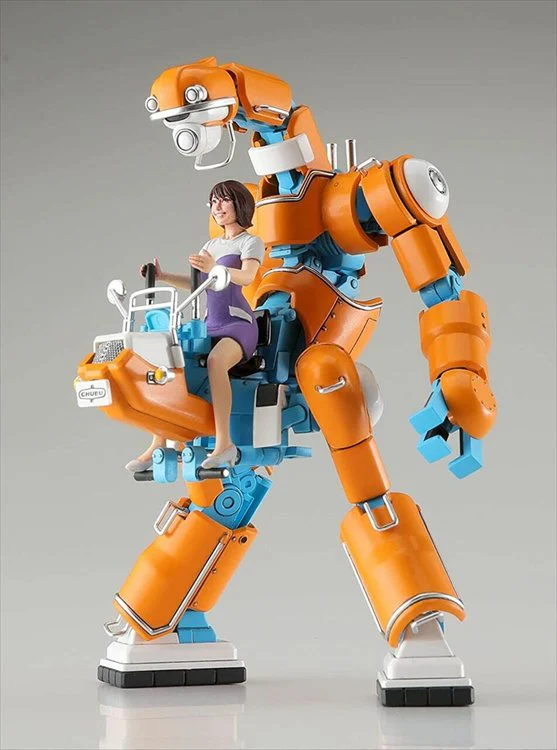 Mechatro - 1/35 Chubu 01 No.2 Orange and Light Blue Plastic Model - Image 4