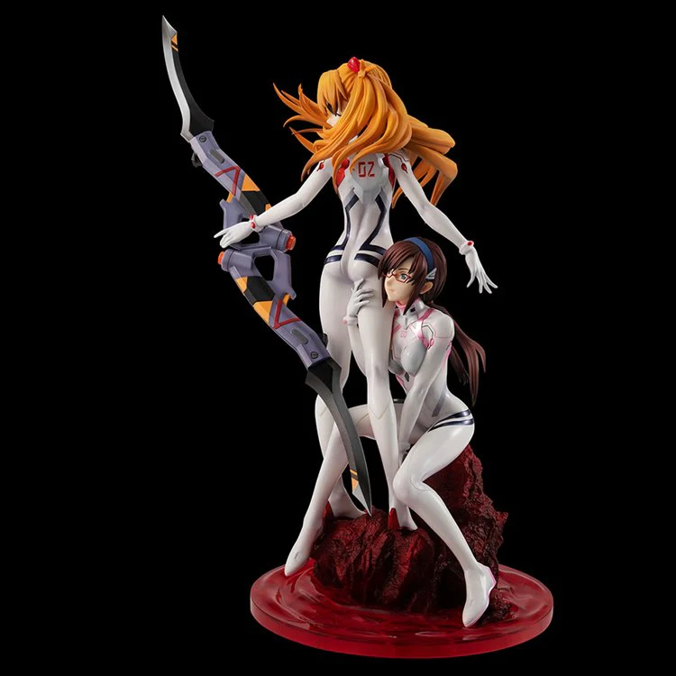 Evangelion 3.0 + 1.0 - Asuka Langley and Makinami Mari Illustrious G.E.M. Series Figure - Image 6