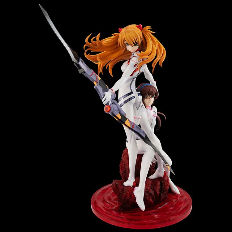 Evangelion 3.0 + 1.0 - Asuka Langley and Makinami Mari Illustrious G.E.M. Series Figure - Image 7