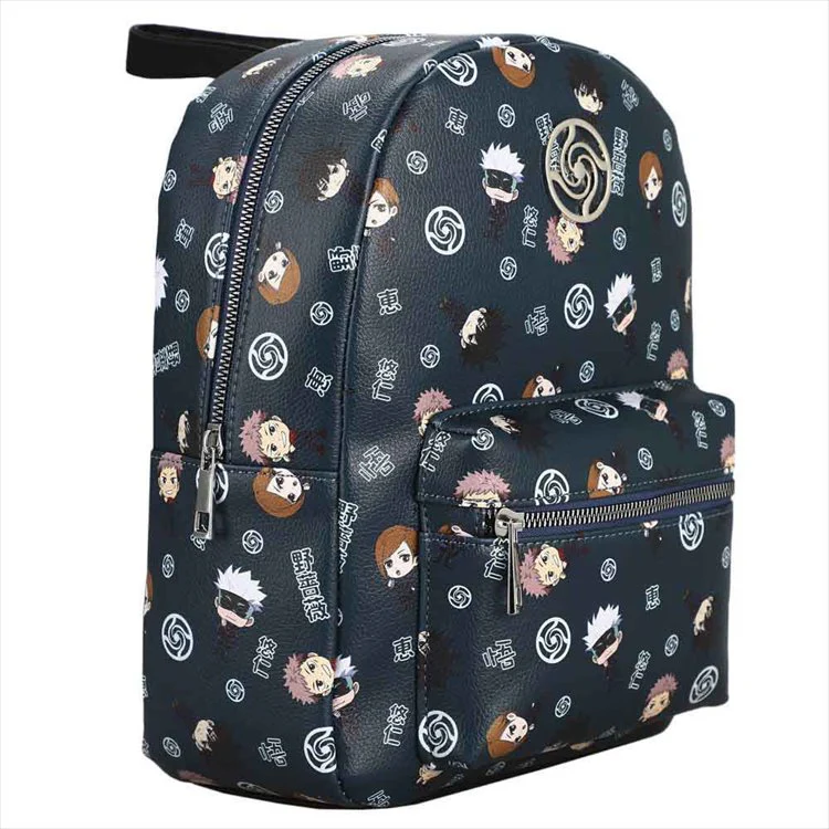 Jujutsu Kaisen - Chibi Metal Badge Mini Backpack - Image 3