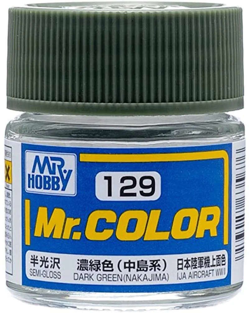 Mr Color - C129 Semi Gloss Dark Green - Nakajima 10ml