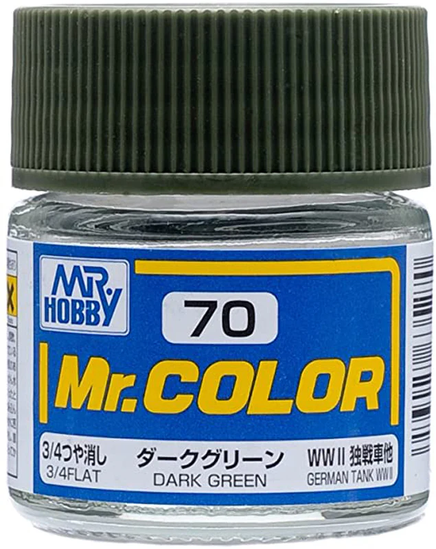 Mr Color - C70 Flat Dark Green 10ml