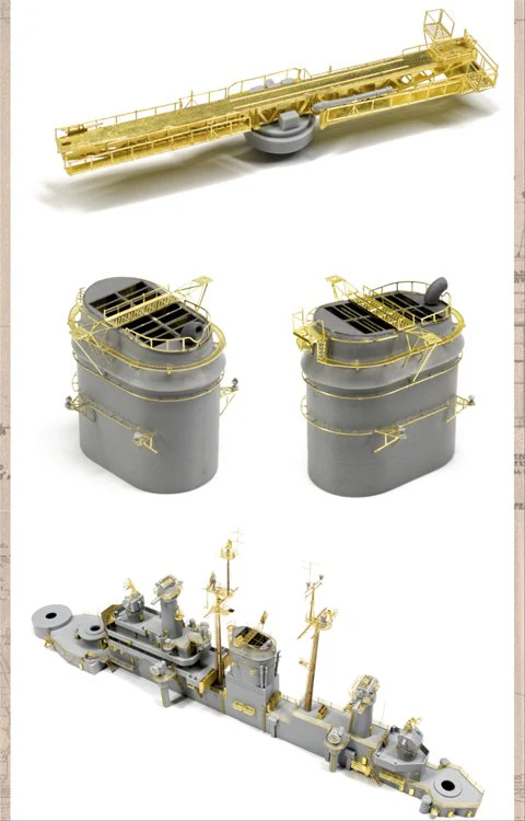 Very Fire - 1/350 USS Des Moines Battleship DX Ver. Model Kit - Image 4