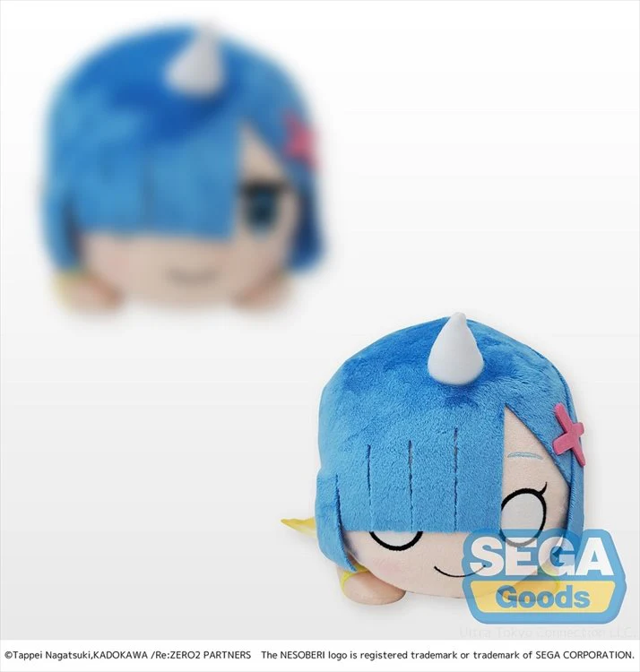 Re:Zero - Rem Thunder God Blank Eyes 30cm Nesoberi Plush
