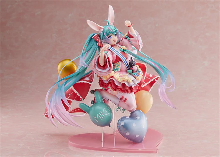 Vocaloid - 1/7 Hatsune Miku Birthday 2021 Pretty Rabbit Ver. PVC Figure - Image 4