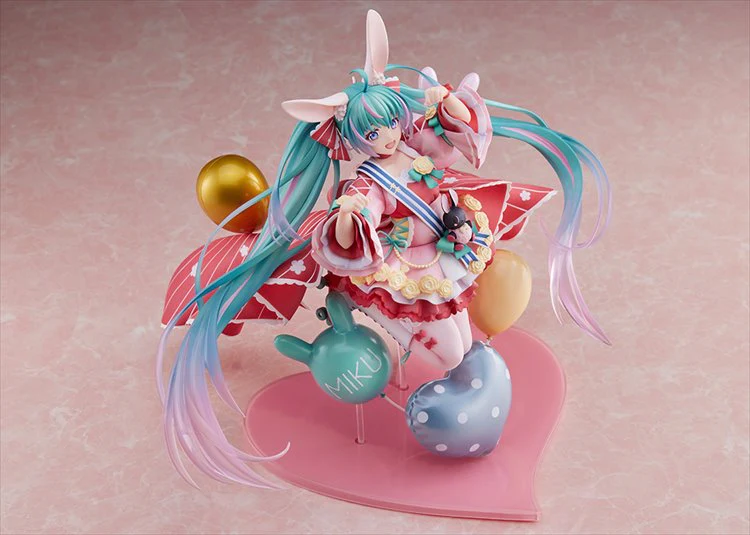 Vocaloid - 1/7 Hatsune Miku Birthday 2021 Pretty Rabbit Ver. PVC Figure - Image 8