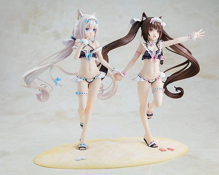 Nekopara - 1/7 Chocola & Vanilla Maid Swimsuit Ver. Kadokawa Special Set PVC Figure - Image 8