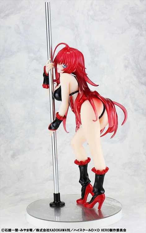 High School DxD - 1/7 Rias Gremory Pole Dance Ver. Black Color PVC Figure - Image 3