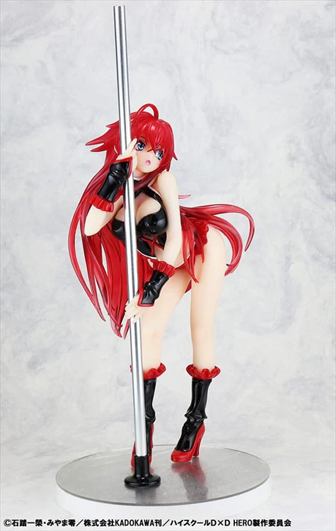 High School DxD - 1/7 Rias Gremory Pole Dance Ver. Black Color PVC Figure - Image 5