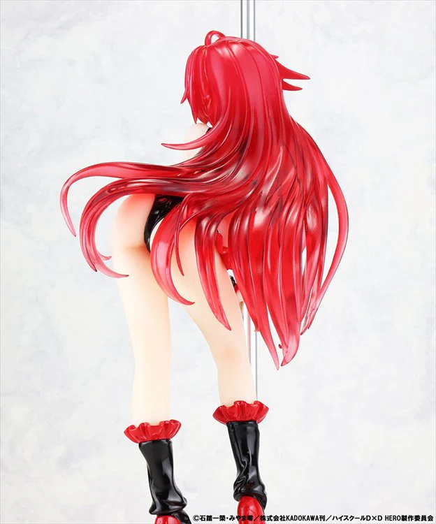 High School DxD - 1/7 Rias Gremory Pole Dance Ver. Black Color PVC Figure - Image 8