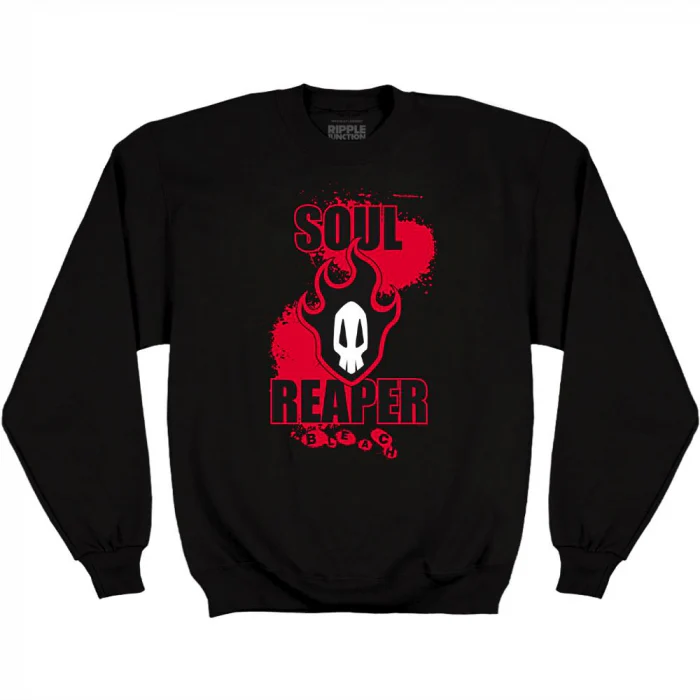 Bleach - Soul Reaper With Flame Skull Sweatshirt