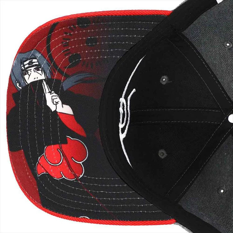 Naruto - Itachi Anti Leaf Village Pre-curved Bill Snapback Caps - Image 3