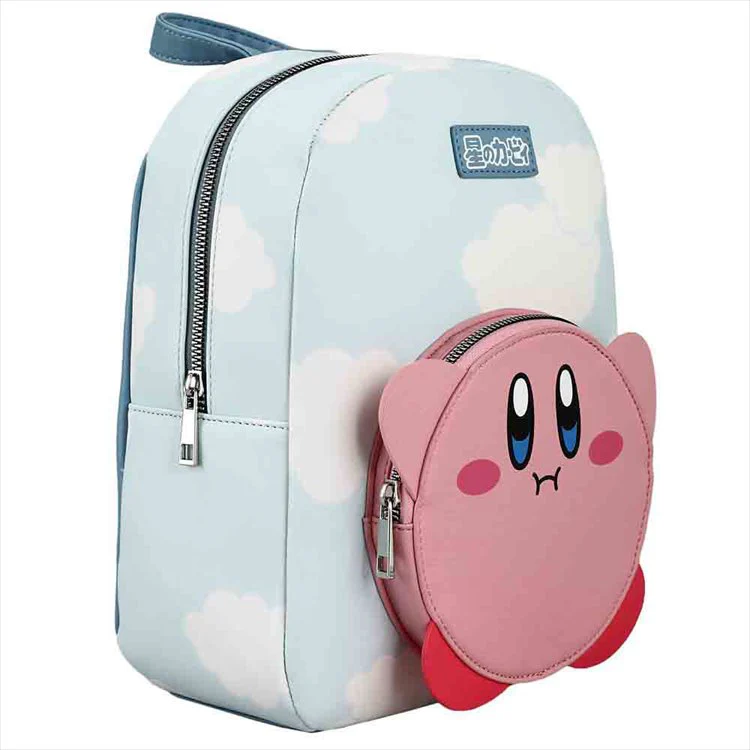 Kirby - Die Cut Pocket and Cloud Print Mini Backpack - Image 2