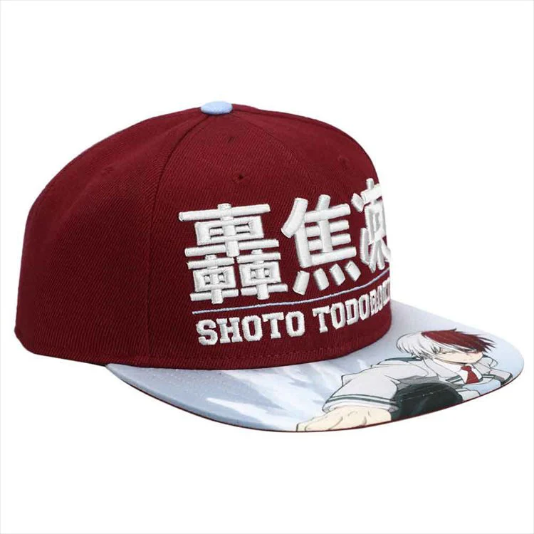 My Hero Academia - Shoto Todoroki Flat Bill Snapback - Image 2