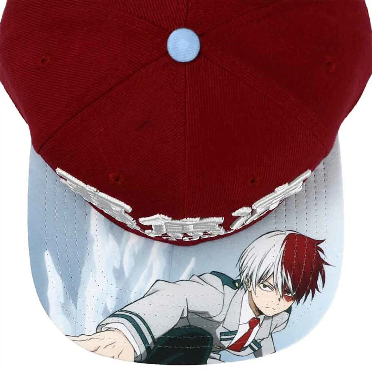 My Hero Academia - Shoto Todoroki Flat Bill Snapback - Image 3