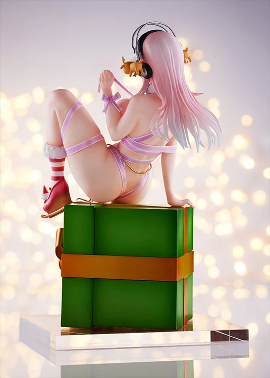 Super Sonico - 1/7 Super Sonico 10th Merry Christmas TF Edition Figure - Image 3