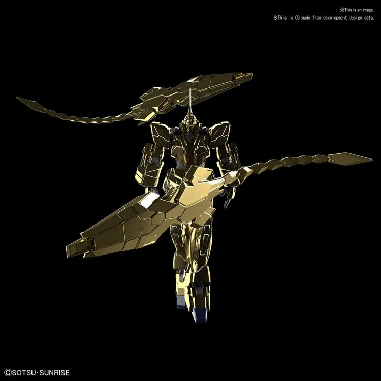 Gundam Unicorn - 1/144 HGUC Phenex Unicorn Mode Gold Coating - Image 2