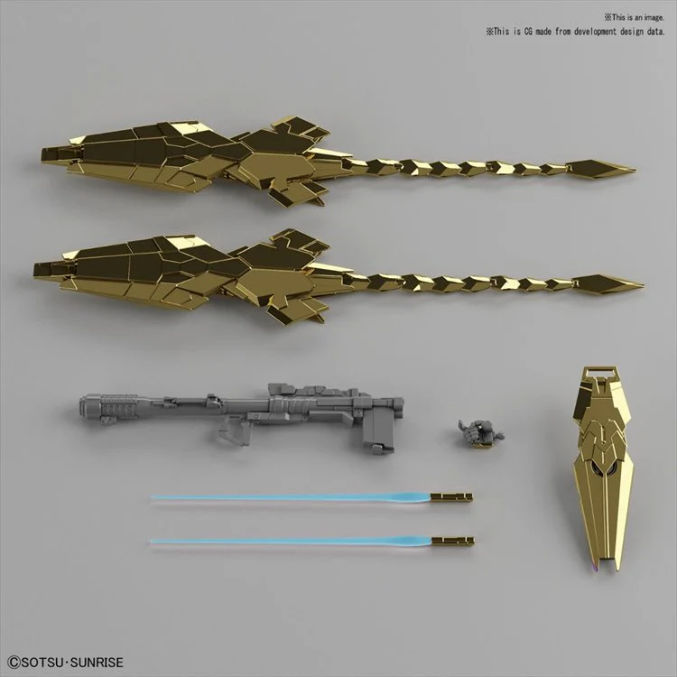 Gundam Unicorn - 1/144 HGUC Phenex Unicorn Mode Gold Coating - Image 4