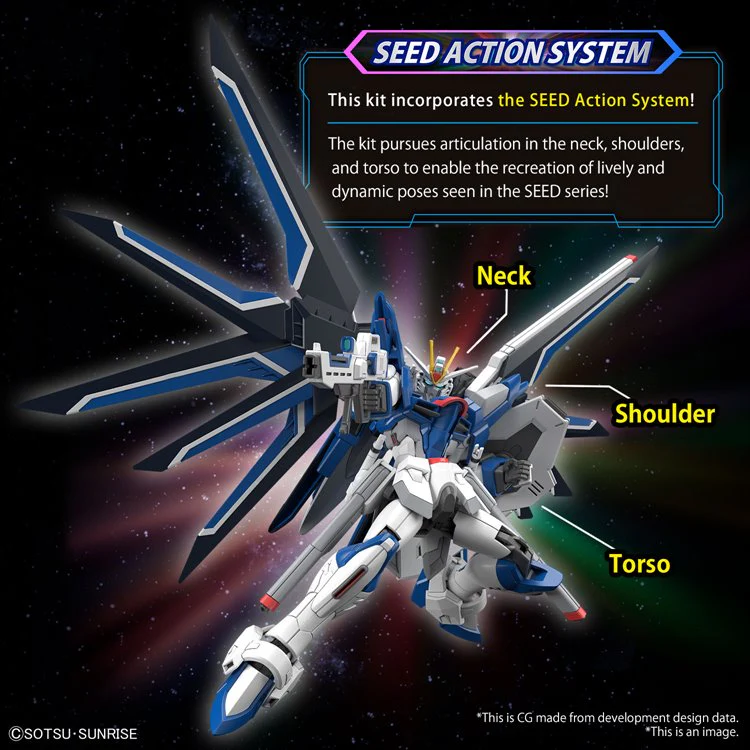 Gundam Seed Freedom - HG 1/144 Rising Freedom Gundam - Image 3