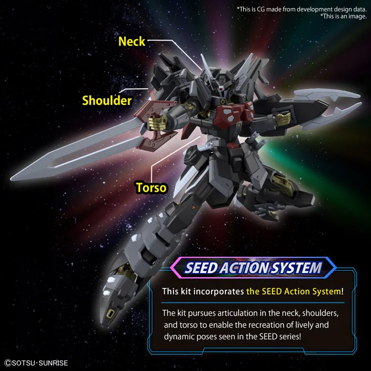 Gundam Seed Freedom - HG 1/144 Black Knight Squad Shi-ve A - Image 3