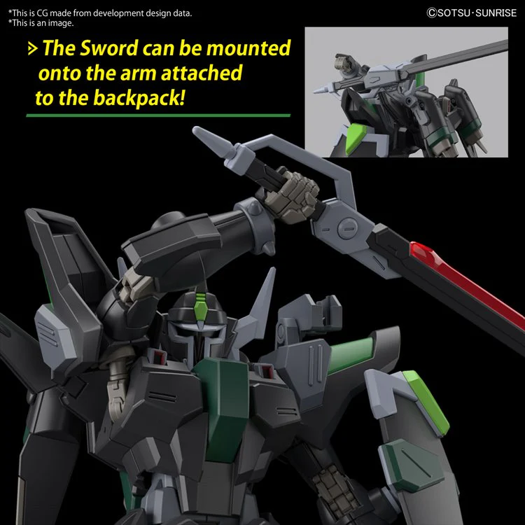 Gundam Seed Freedom - HG 1/144 Black Knight Squad Rud-ro A - Image 5