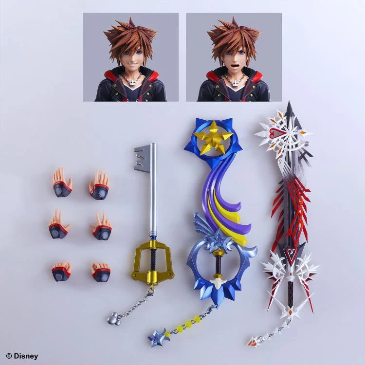 Kingdom Hearts III - Sora Play Arts Kai Ver. 2 Deluxe Ver. Action Figure - Image 5