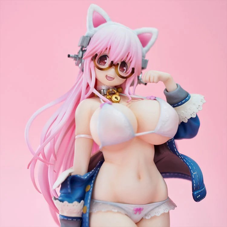Super Sonico - Super Sonico White Cat Ver. PVC Figure - Image 6