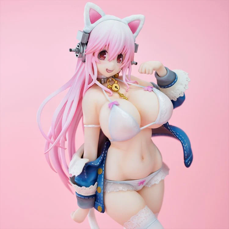 Super Sonico - Super Sonico White Cat Ver. PVC Figure - Image 8