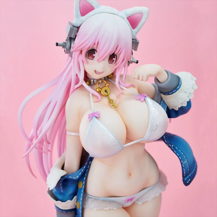 Super Sonico - Super Sonico White Cat Ver. PVC Figure - Image 9