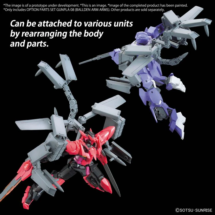Gundam - Option Parts Set Gunpla 08 Ballden Arm Arms - Image 5
