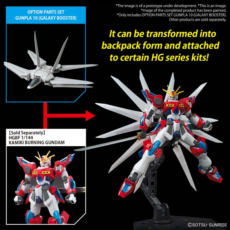 Gundam - Option Parts Set Gunpla 10 Galaxy Booster - Image 2