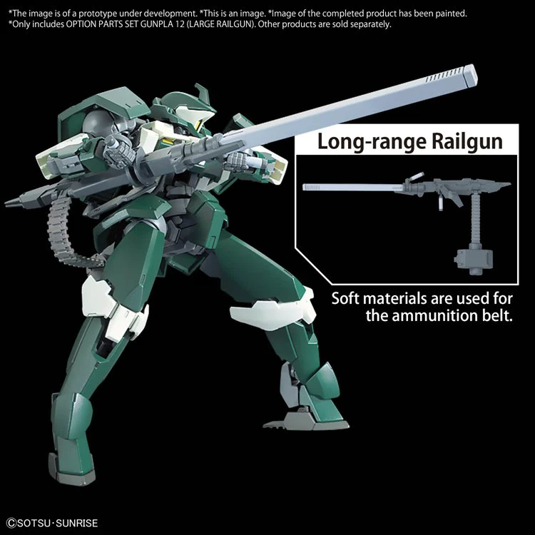 Gundam - Option Parts Set Gunpla 12 Large Railgun - Image 3