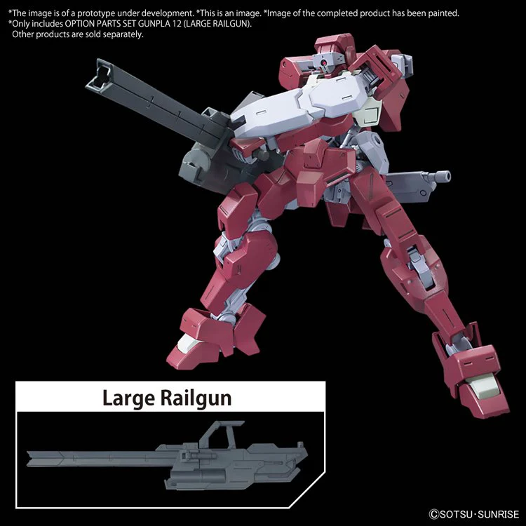 Gundam - Option Parts Set Gunpla 12 Large Railgun - Image 4