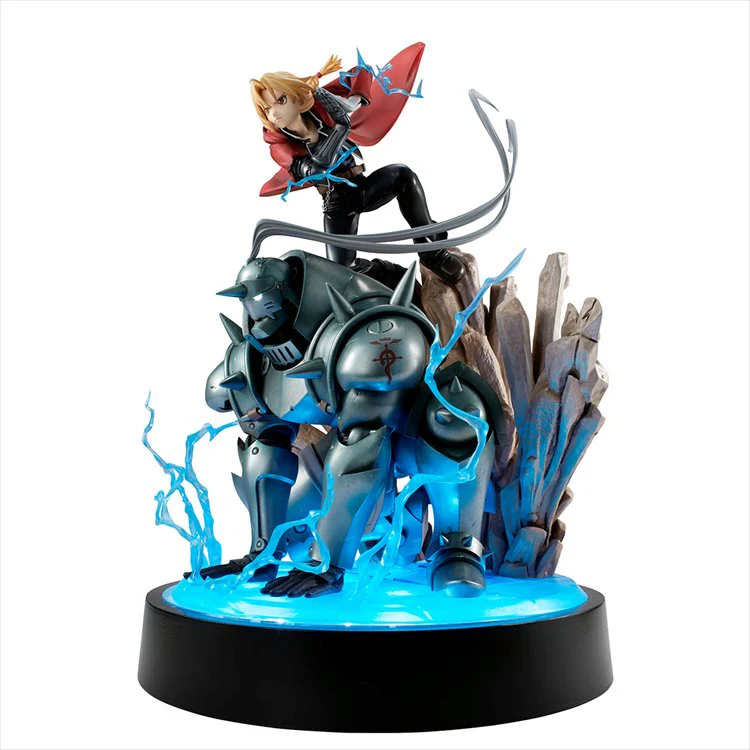 Fullmetal Alchemist Brotherhood - Edward and Alphonse Elric Precious G.E.M. Series Figure Set - Image 2